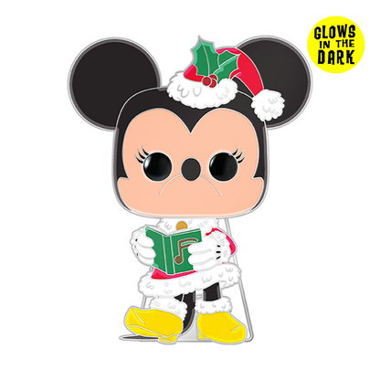 Disney - Minnie Mouse Holiday Glow Enamel Pop! Pin