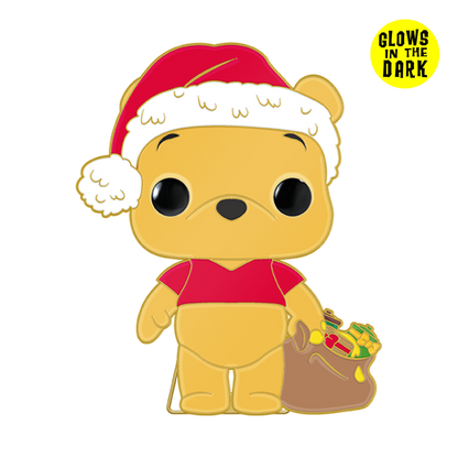 Disney - Winnie the Pooh Holiday Glow Enamel Pop! Pin