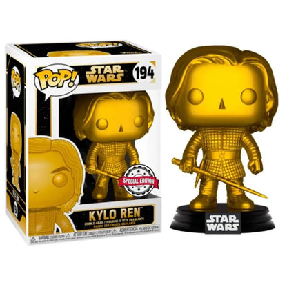 Star Wars - Kylo Ren Gold Metallic US Exclusive Pop! Vinyl #194