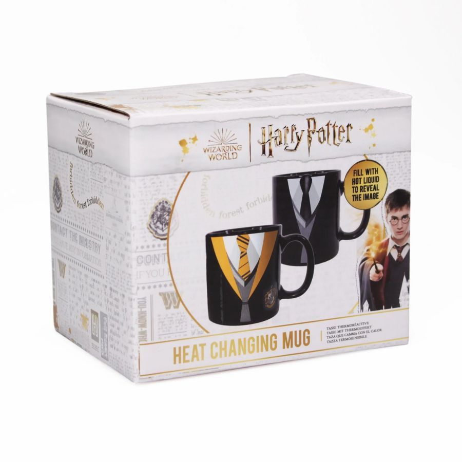 Harry Potter - Uniform Hufflepuff Heat Changing Mug 400ml