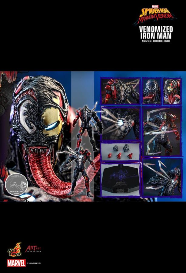 Venom - Venomized Iron Man 1:6 Scale 12" Action Figure