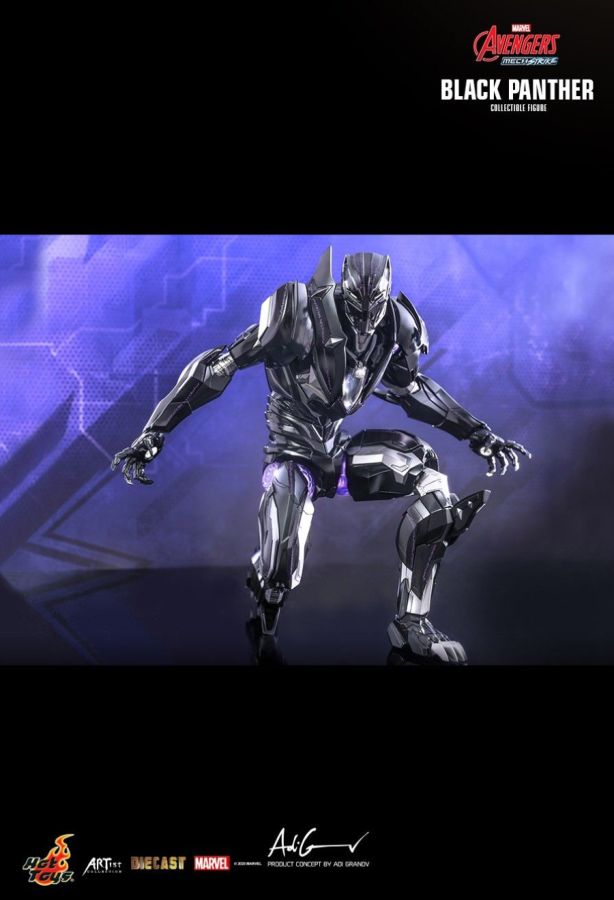 Avengers: Mech Strike - Black Panther Diecast 1:6 Scale Action Figure