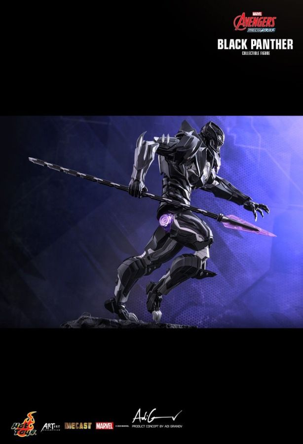 Avengers: Mech Strike - Black Panther Diecast 1:6 Scale Action Figure