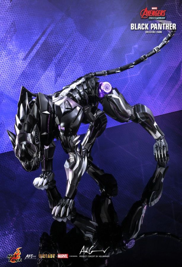 Avengers: Mech Strike - Black Panther Diecast 1:6 Scale Action Figure