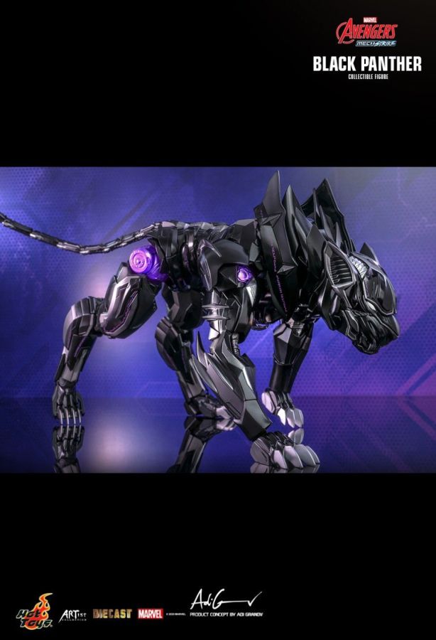 Avengers: Mech Strike - Black Panther Diecast 1:6 Scale Action Figure