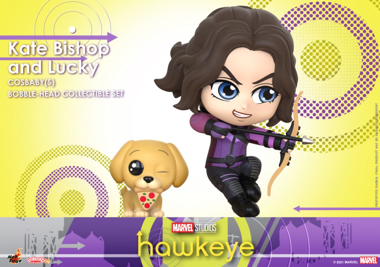 Hawkeye (TV) - Kate Bishop & Lucky Cosbaby