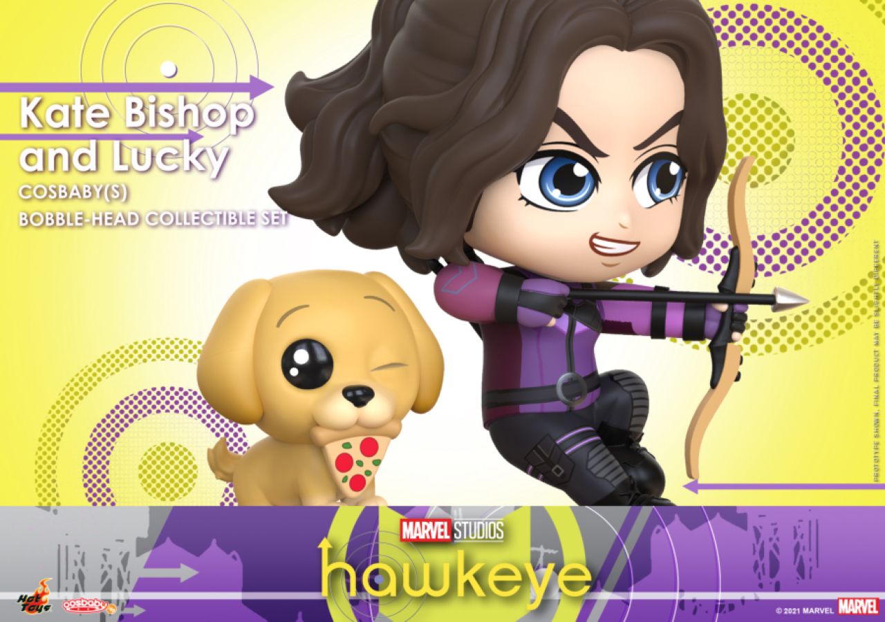 Hawkeye (TV) - Kate Bishop & Lucky Cosbaby