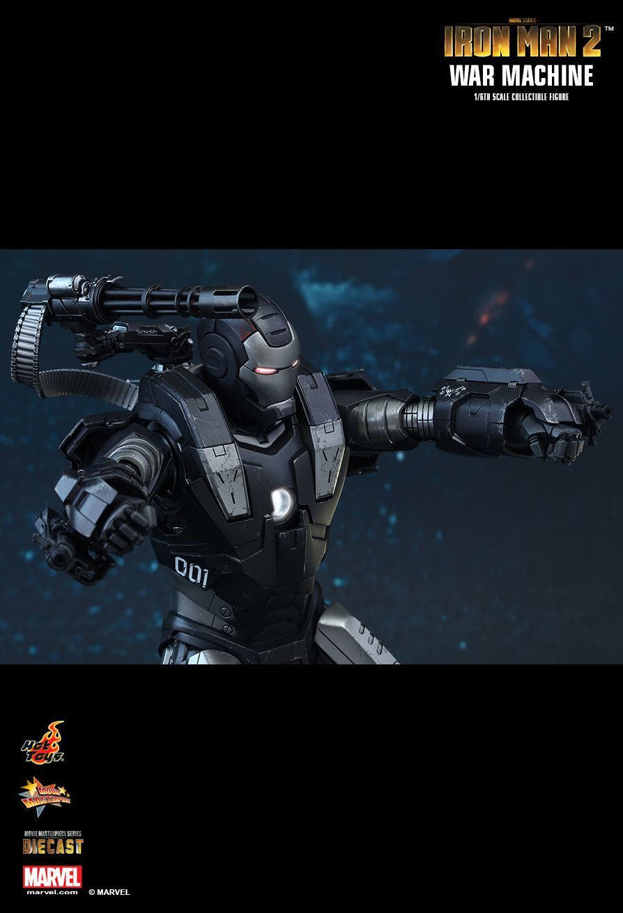 Iron Man 2 - War Machine Diecast 12" 1:6 Scale Action Figure