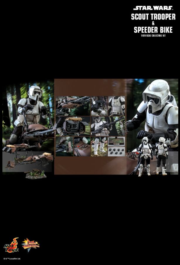 Star Wars - Scout Trooper & Speederbike Return of the Jedi 1:6 Scale 12" Action Figure