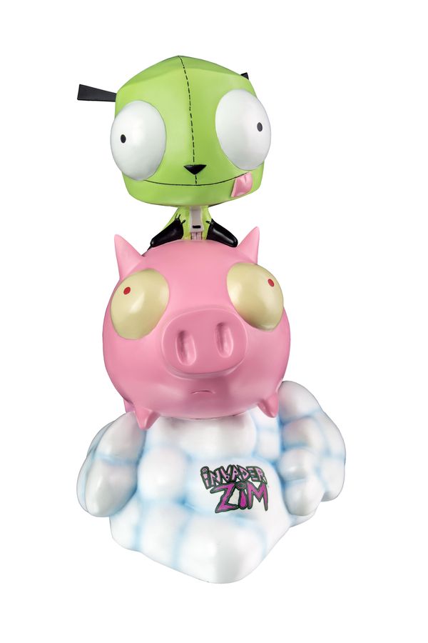 Invader Zim GIR on Pig Statue IKO0663 Ozzie Collectables