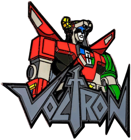 Voltron - Voltron Bust with Logo Enamel Pin - Ozzie Collectables