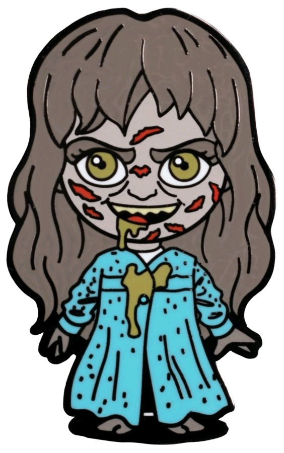 The Exorcist - Regan Chibi Enamel Pins - Ozzie Collectables