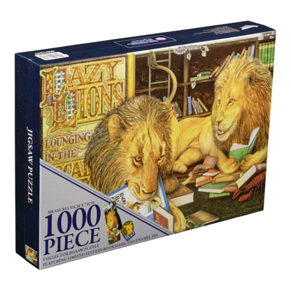 Animalia - Lazy Lions 1000 piece Collector Jigsaw Puzzle