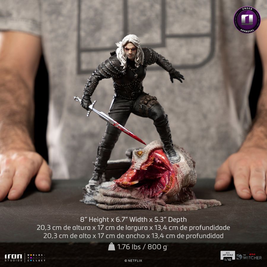 The Witcher(TV) - Geralt of Rivia 1:10 Statue