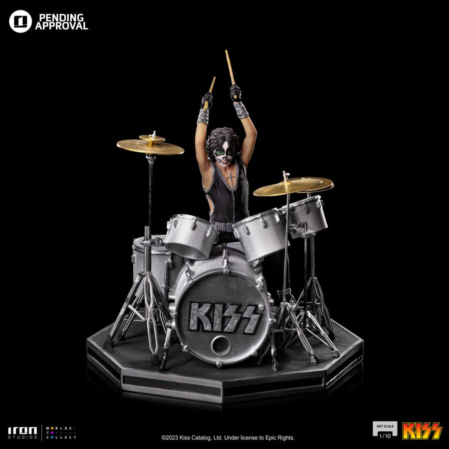 KISS - Peter Criss 1:10 Scale Statue