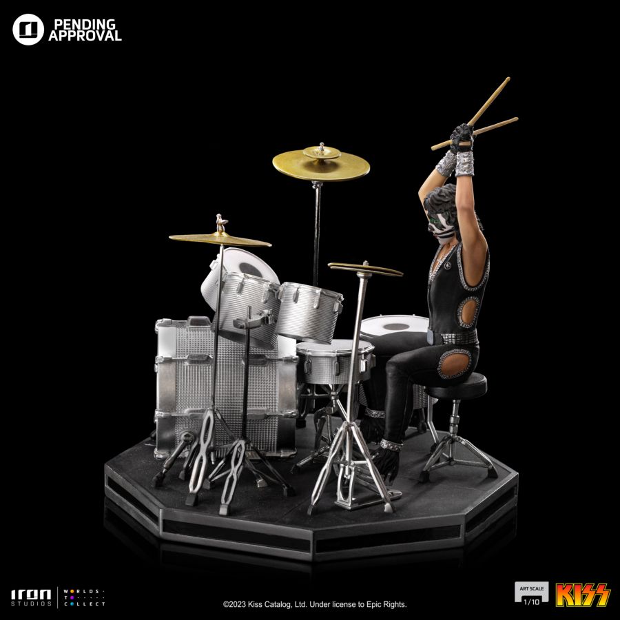 KISS - Peter Criss 1:10 Scale Statue