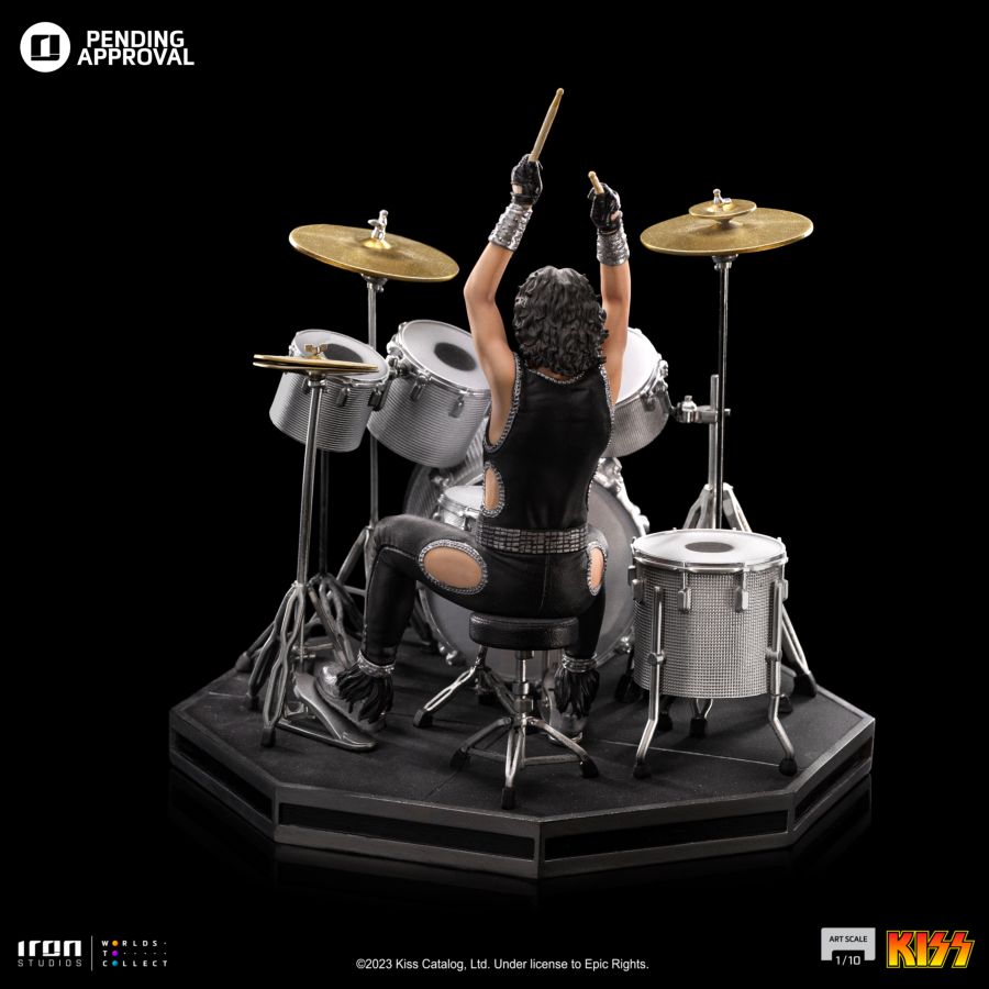 KISS - Peter Criss 1:10 Scale Statue