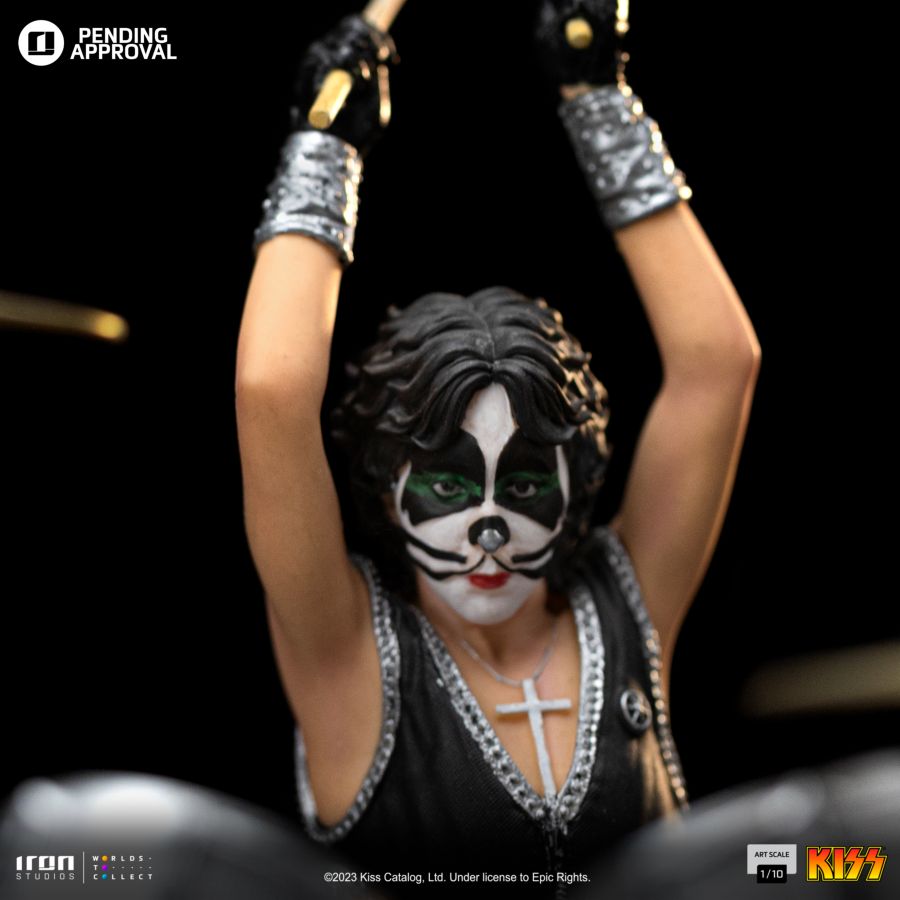 KISS - Peter Criss 1:10 Scale Statue