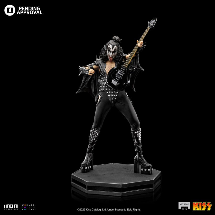 KISS - Gene Simmons 1:10 Scale Statue