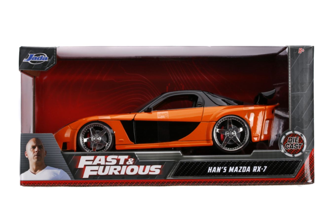 Fast and Furious - Han's Mazda RX-7 1:24 Scale Hollywood Ride