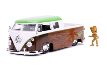 Guardians of the Galaxy: Vol. 2 - 1962 Volkswagon Bus with Groot 1:24 Scale Hollywood Ride - Ozzie Collectables