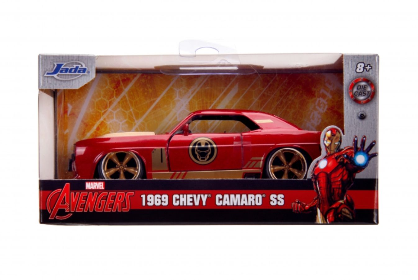 Iron Man - Iron Man 1969 Chevy Camaro 1:32 Scale Hollywood Ride - Ozzie Collectables