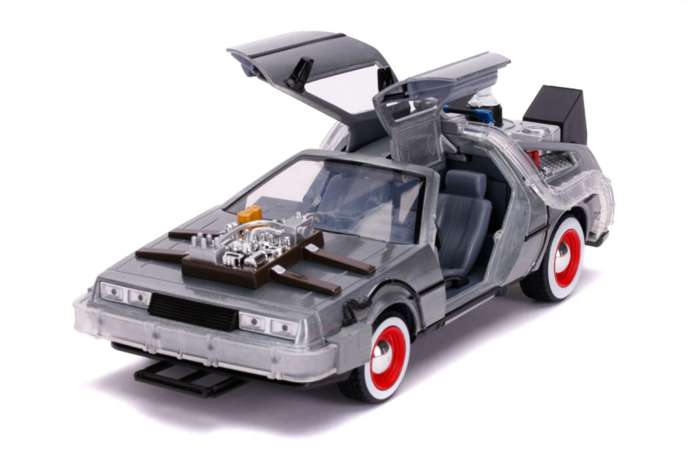 Back to the Future 3 - Time Machine Raw Metal 1:24 Scale Hollywood Ride - Ozzie Collectables