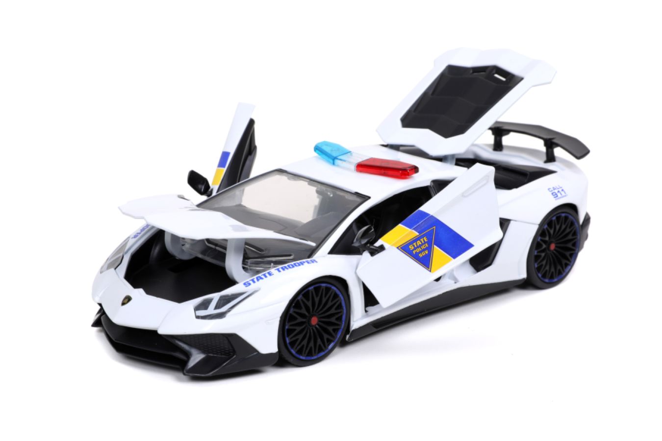 Hyperspec - 2017 Lamborghini Aventador White 1:24 Scale