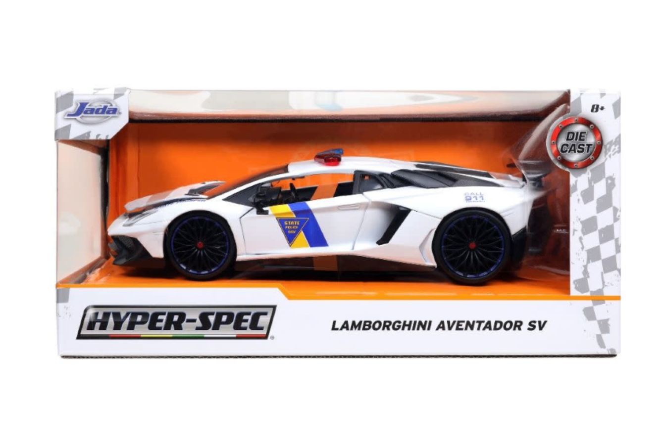 Hyperspec - 2017 Lamborghini Aventador White 1:24 Scale