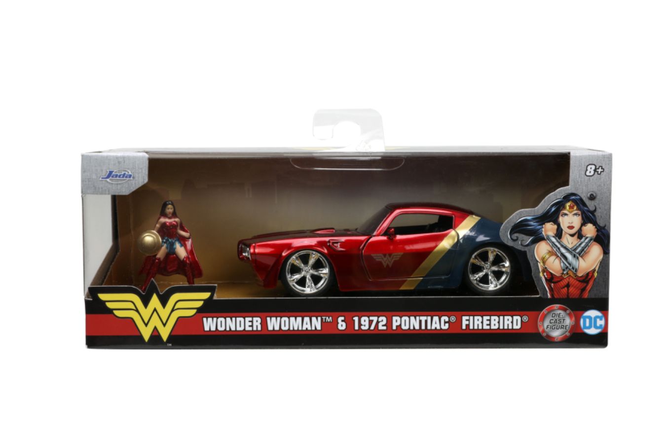 DC Comics - 1972 Pontiac Firebird with Wonder Woman 1:32 Scale