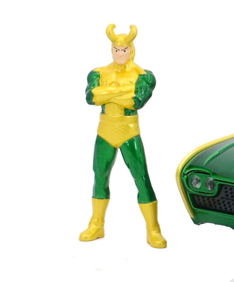 Marvel Comics - Loki & 1963 Ford Thunderbird 1:24 Scale