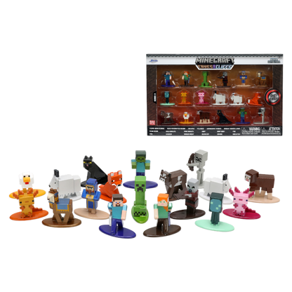 Minecraft - Caves & Cliffs Nano MetalFig 18-Pack Set 2