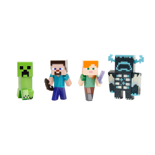 Minecraft - 2.5" MetalFigs 4-Pack