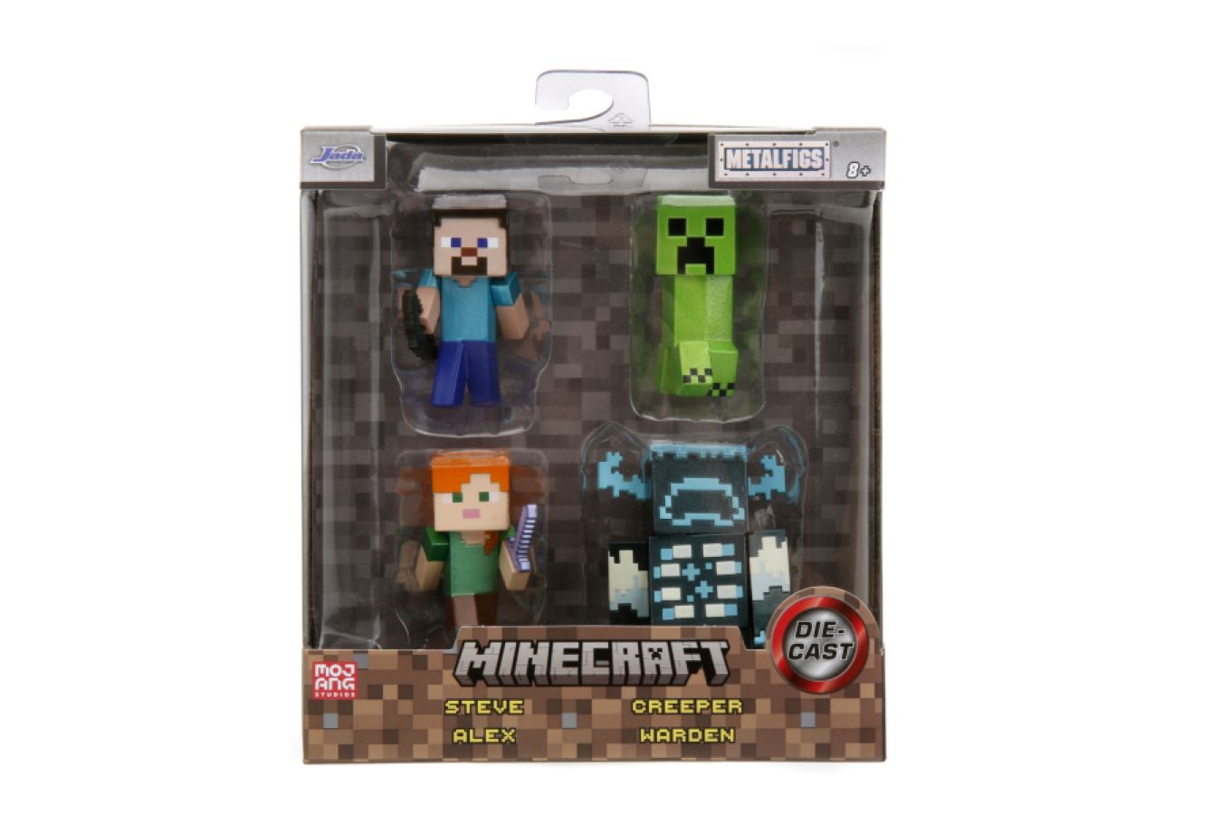 Minecraft - 2.5" MetalFigs 4-Pack