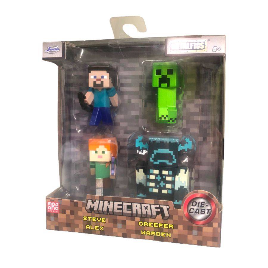 Minecraft - 2.5" MetalFigs 4-Pack