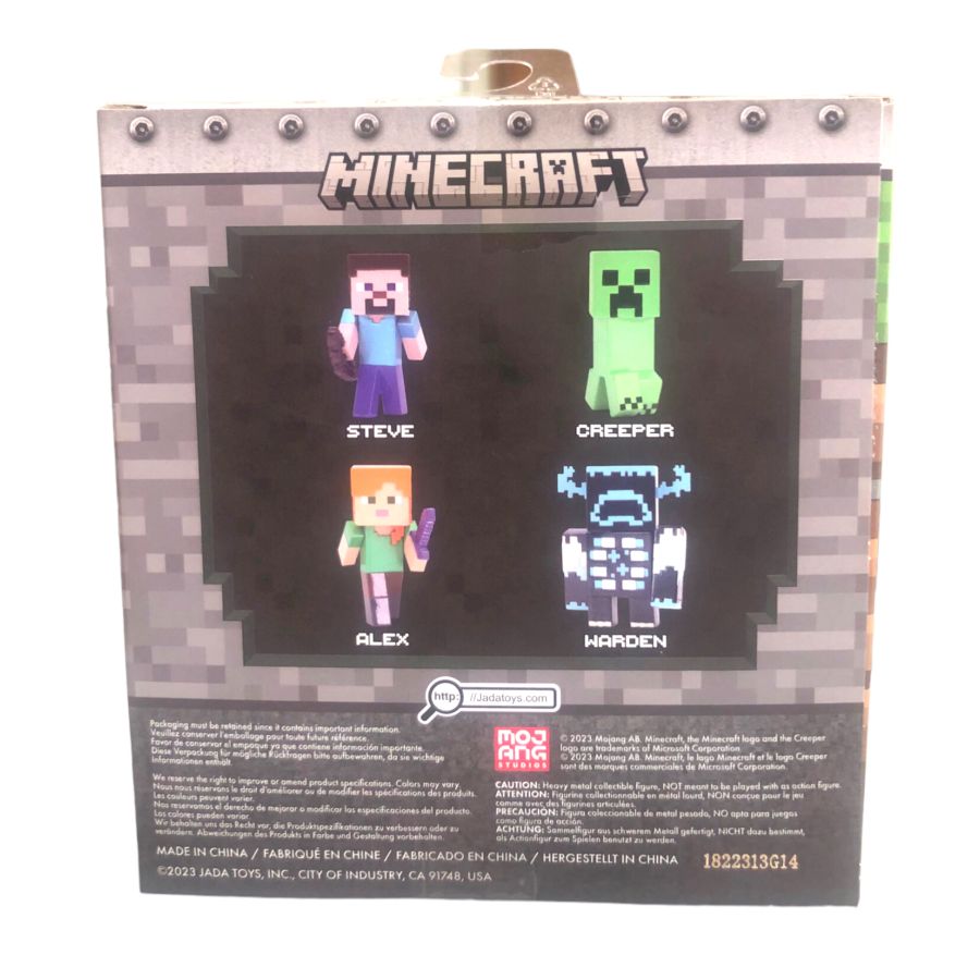 Minecraft - 2.5" MetalFigs 4-Pack