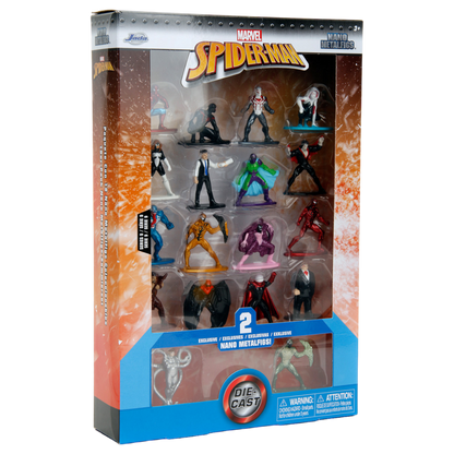 Marvel Comics - Spider-Man Nano Figures [18 Pack]