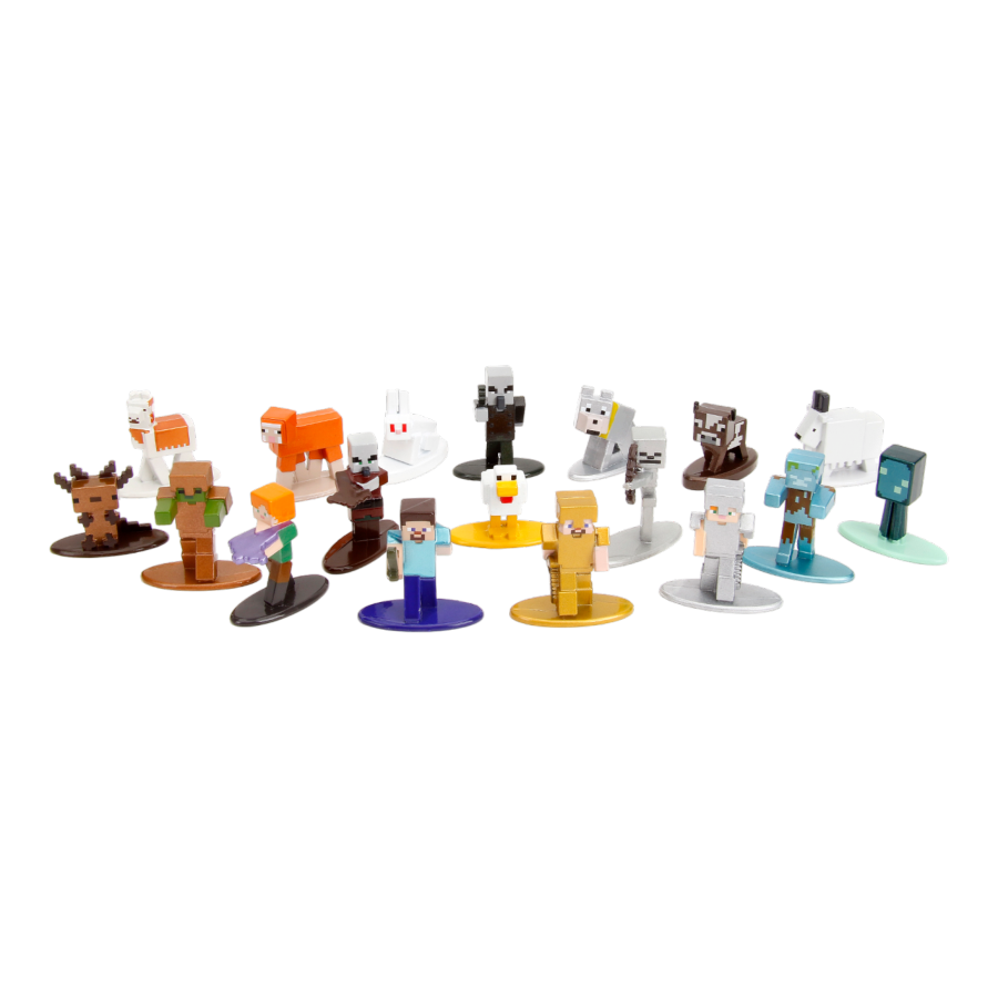 Minecraft - Caves & Cliffs Nano MetalFig Series 10 18-Pack | Ozzie ...