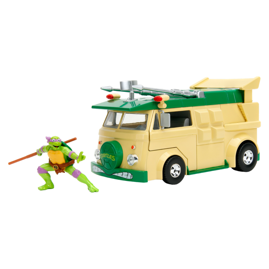 Teenage Mutant Ninja Turtles (TV'87) - HWR Party Wagon w/Donatello 1:24 Scale Vehicle