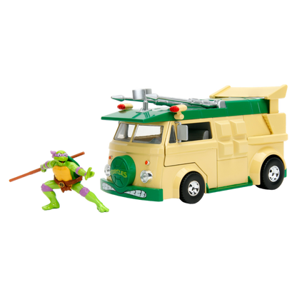 Teenage Mutant Ninja Turtles (TV'87) - HWR Party Wagon w/Donatello 1:24 Scale Vehicle