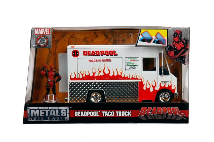 Deadpool - Food Truck Hollywood Rides 1:24 Scale Diecast Vehicle - Ozzie Collectables