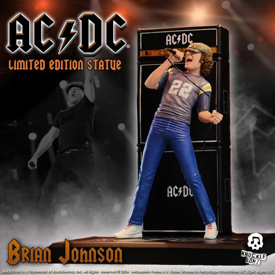 AC/DC - Brian Johnson "Limited Edition" Rock Iconz Statue