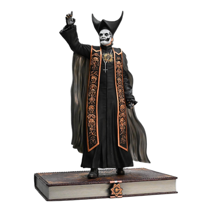 Ghost - Papa Emeritus in Black Robes Rock Iconz Statue