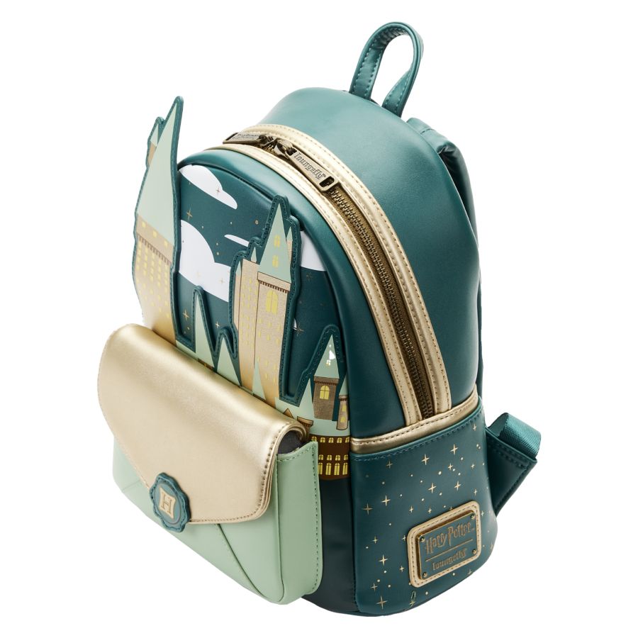 Harry Potter - Golden Hogwarts Mini Backpack