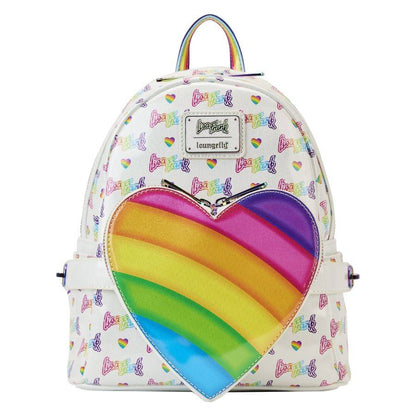 Lisa Frank - Logo Heart Detach Rainbow Mini Backpack