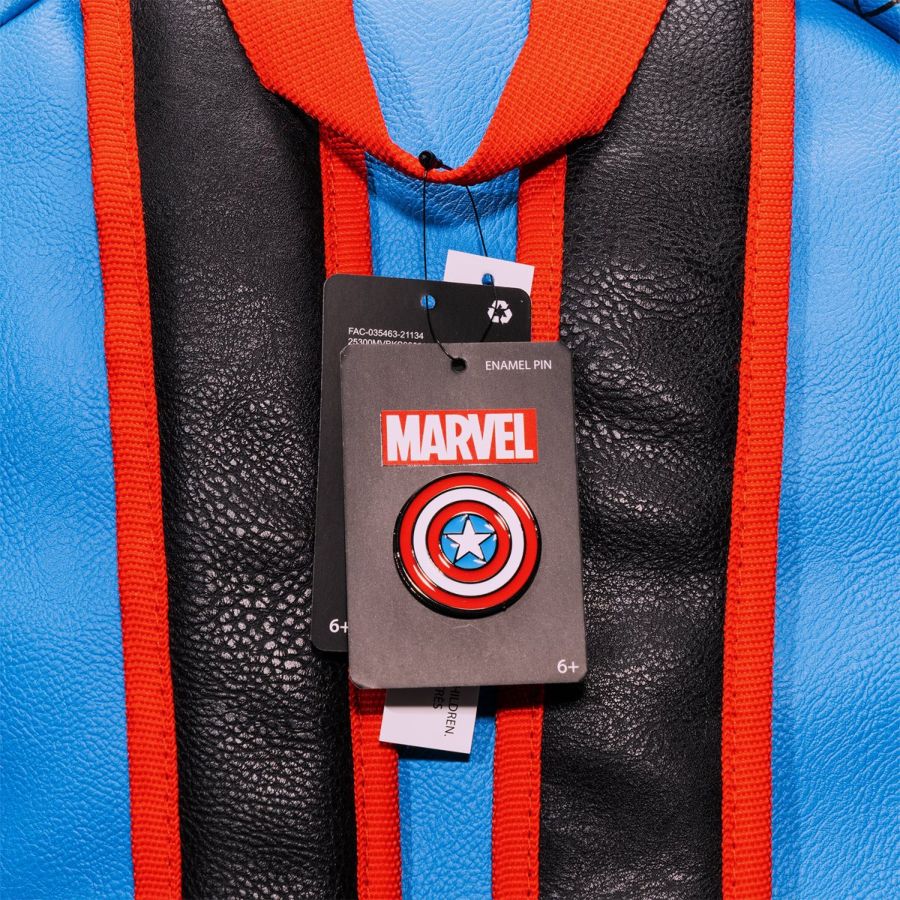 Captain America - Costume Mini Backpack with Pin