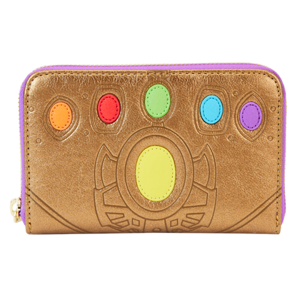 Marvel Comics - Thanos Gauntlet Metallic Zip Around Wallet