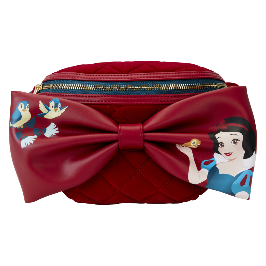 Snow White (1937) - Classic Bow Velvet Belt Bag