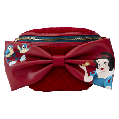 Snow White (1937) - Classic Bow Velvet Belt Bag