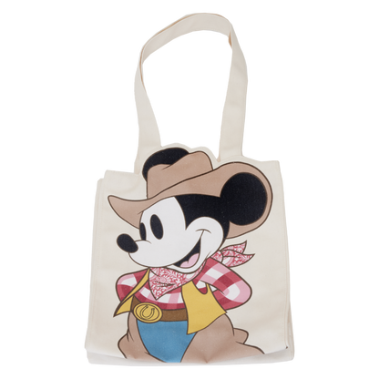 Disney - Western Mickey Canvas Tote Bag